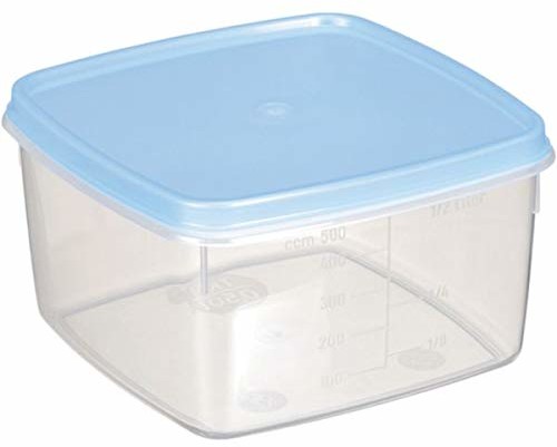 MIRAPLAST TK 1/3 zestaw pojemników do głębokiego mrożenia, 0,5 l, 3-częściowy