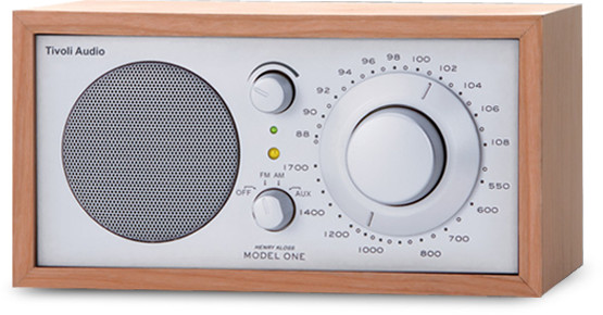 Tivoli Audio Model One Srebrno-Wiśniowy