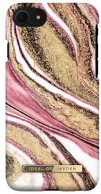 Ideal of Sweden Obudowa dla telefonów komórkowych Fashion na Apple iPhone 8/7/6/6s/SE 2020 Cosmic Pink Swirl IDFCSS20-I7-193