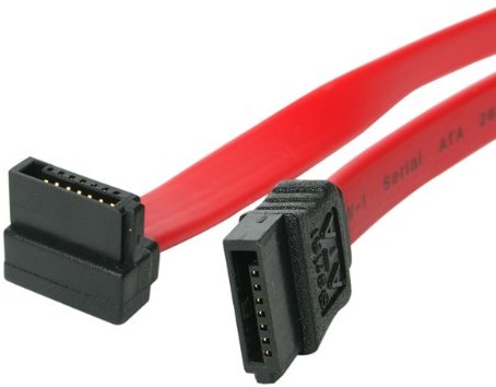 STARTECH.COM Startech 12 in SATA to Right Angle SATA Serial ATA Cable SATA12RA1