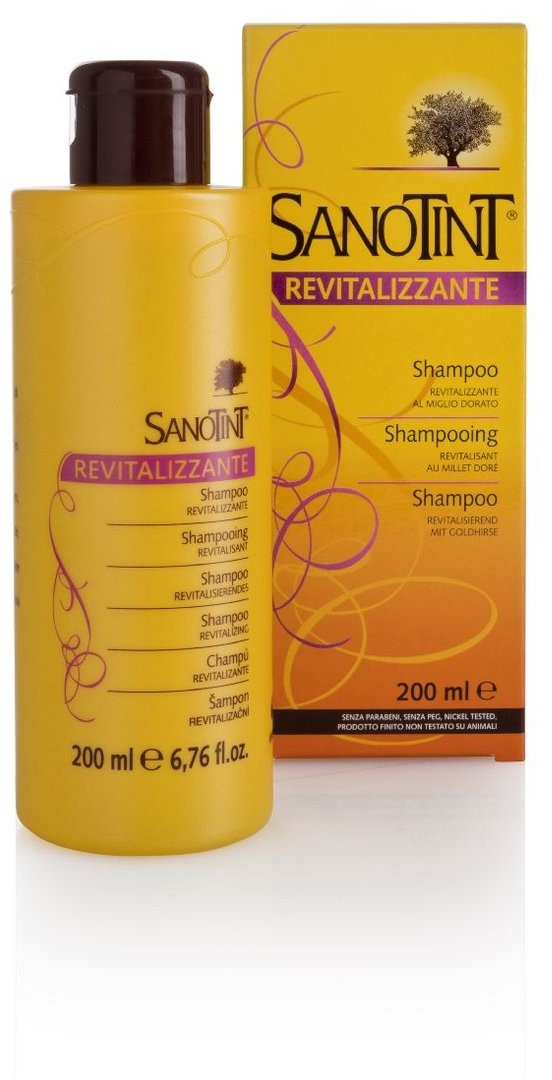 Sanotint Rivitalizzante, szampon rewitalizujący do włosów słabych, cienkich i wypadających, 200 ml