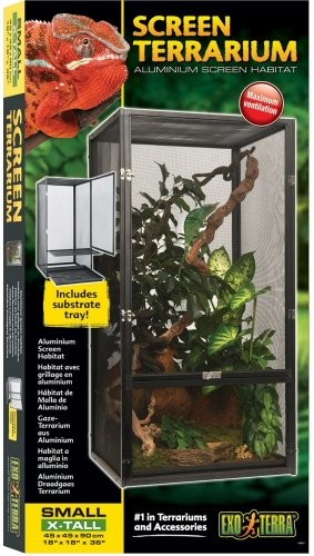 Exo Terra pt2677 Gaze terrarium aluminiowe, czarne