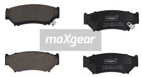 MaxGear Zestaw klocków hamulcowych, hamulce tarczowe 19-1376