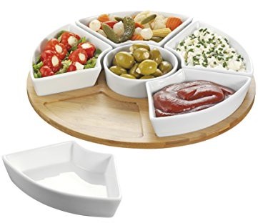 Esmeyer 302  060 sztućce, porcelana, biała, 34 x 34 x 6,5 cm (302-060)