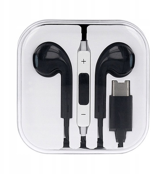 Uniwersalne Słuchawki Douszne Z Wtyczką Usb Typ C