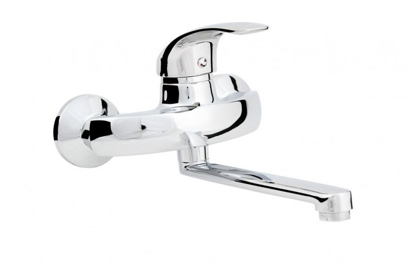 Hydroland Bateria umywalkowa Vena ścienna chrom 5900308734629