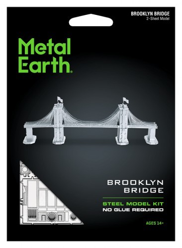 Metal Earth Fascinations Most Brookliński Brooklyn Bridge model do składania metalowy.