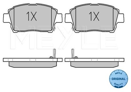 Wulf Gaertner Autoparts Zestaw klocków hamulcowych, hamulce tarczowe Wulf Gaertner Autoparts 025 235 1017