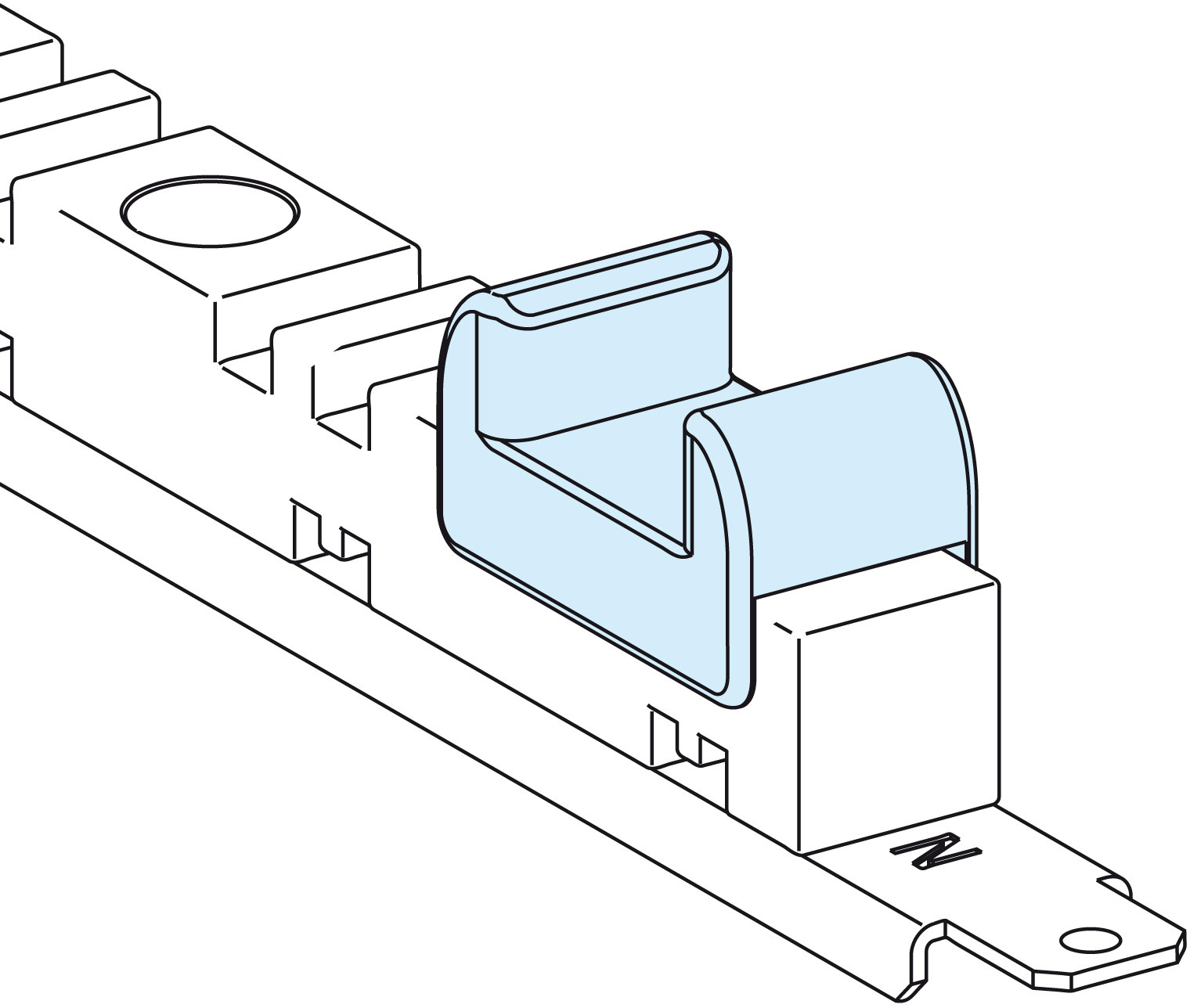 SCHNEIDER Ograniczniki-do-wspornika-dolnego-szyny-Linergy-LGYE-BS-4000A 4659