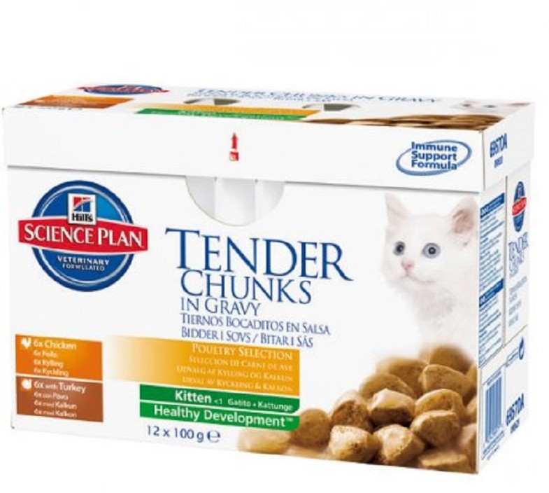 Hills Feline Kitten Multipack Poultry saszetka 12x85g