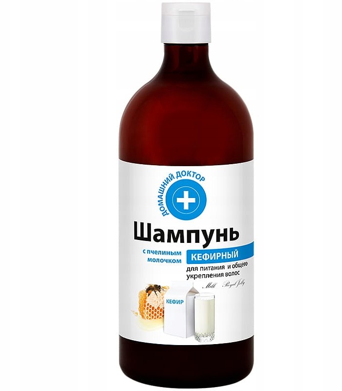 Szampon do włosów Kefir i mleczko pszcz. 1l 9847
