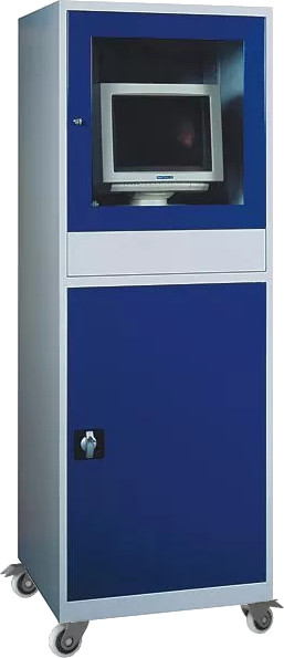 Malow Metalowa szafa chroniąca komputer przemysłowy SmK 1a na kółkach SMK1A KÓŁKA