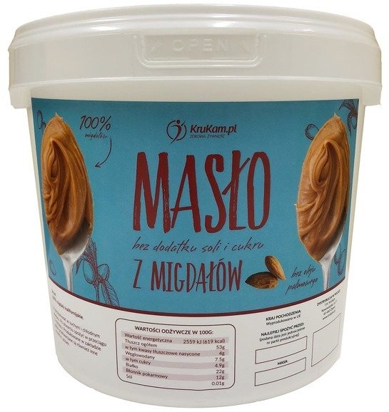 KruKam Pasta migdałowa wiadro 5kg