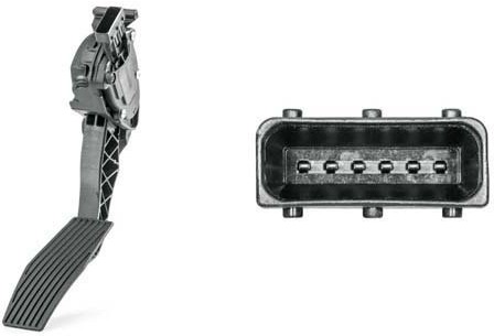 Hella 6pv 009 765  741 czujnik, fahrpedalstellung 6PV 009 765-741