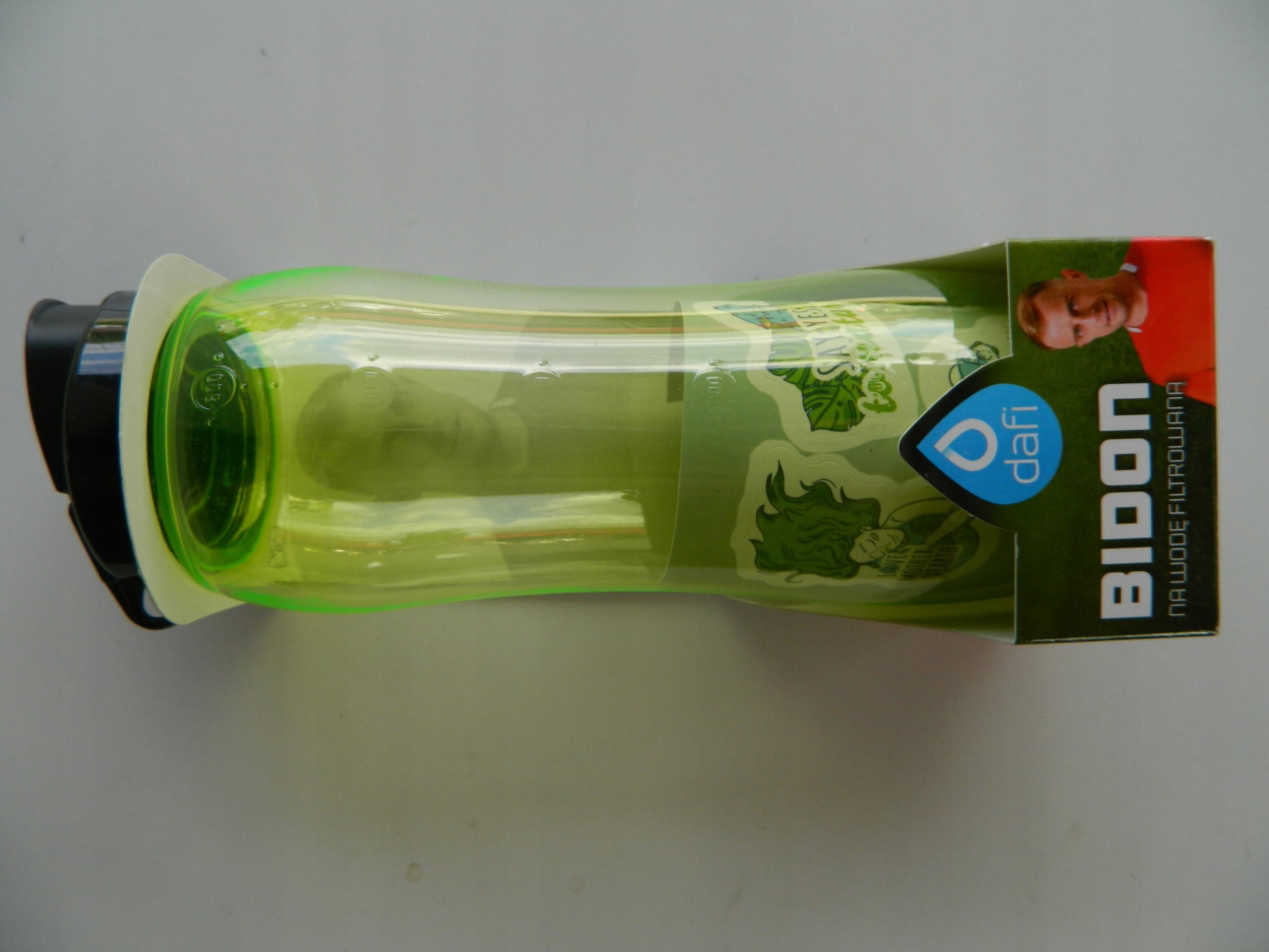 Dafi Butelka bidon na wodę 600ml czarny