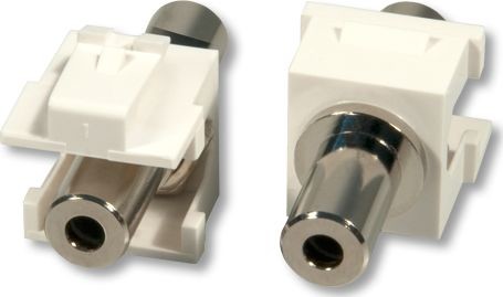 Keystone Lindy Gniazdo naścienne mini jack 3,5mm łącznik modułowy Lindy 60528 2szt