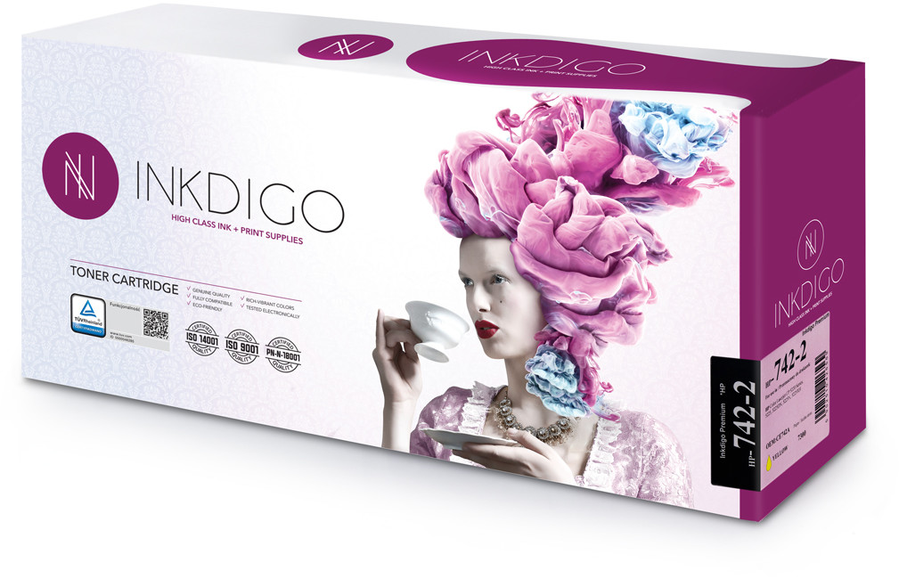 Inkdigo Toner INKDIGO do HP CE 742A Yellow
