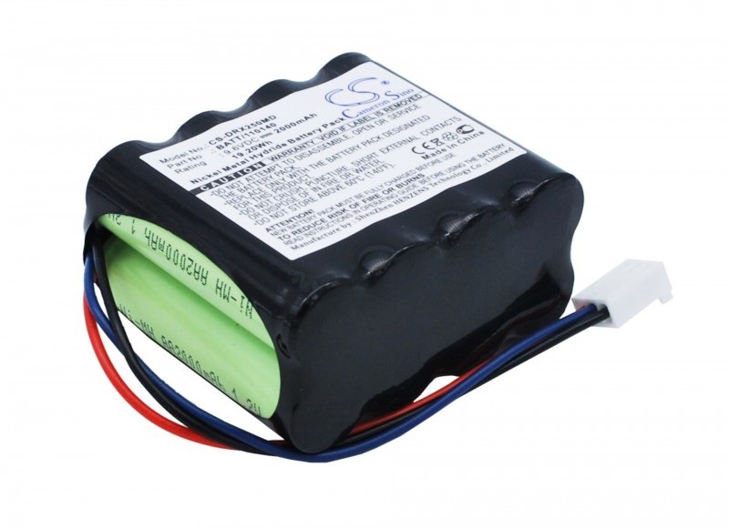 Cameron Sino Drager Oxipac 2500 120140 2000mAh 19.20Wh Ni-MH 9.6V Cameron Sino)