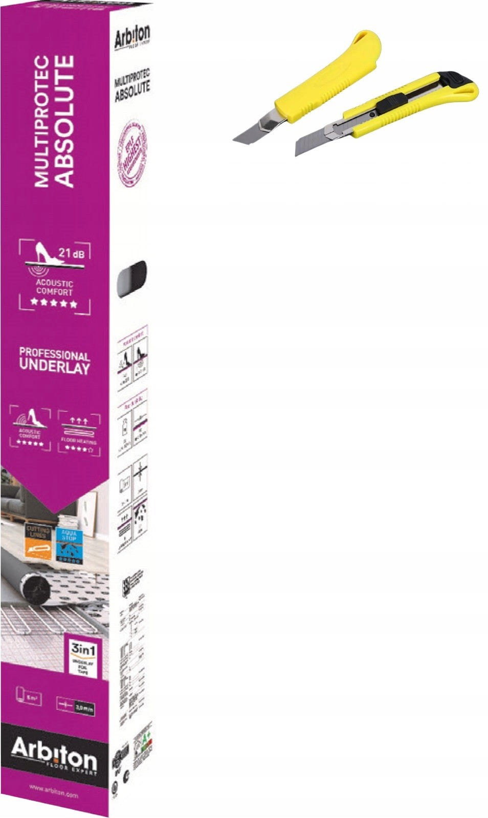 Arbiton Multiprotec Absolute Podkład 5m2 3mm