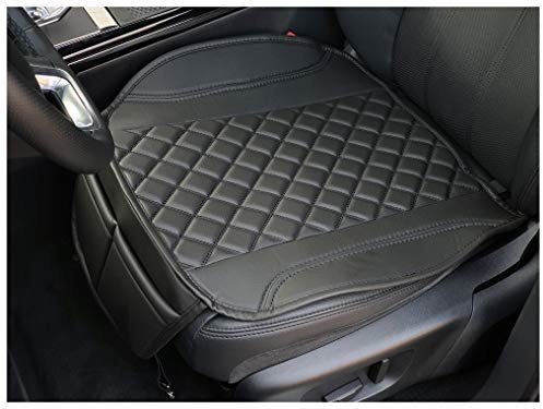 BREMER SITZBEZÜGE Pokrowce na siedzenia samochodowe kompatybilne z Ford S-Max WA6 2006 - 2014 dla kierowcy i pasażera, pokrowce ochronne na siedzenia FB:OT404 (czarne) 4251707778488