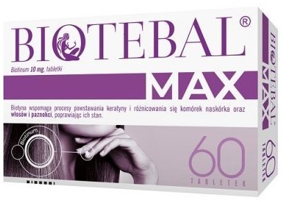 POLPHARMA SA. Biotebal Max 10mg  60 Tabletek