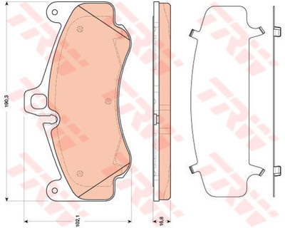 TRW KFZ Ausruestung GmbH) KFZ Ausruestung GmbH) GDB1817 GDB1817