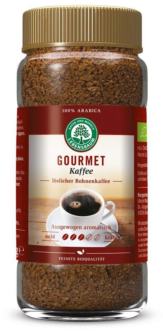 Lebensbaum (przyprawy, herbaty, kawy) KAWA ROZPUSZCZALNA LIOFILIZOWANA ARABICA GOURMET 100 % BIO 100 g -