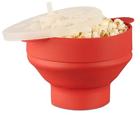 Relaxdays Popcorn Maker silikonowe do kuchenki mikrofalowej składany Popcorn Popper, przygotowanie bez zawartości oleju, różne. Kolory 10021759_47