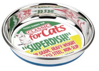 Classic Pet Products Classic superdish stali zapewniający koty, mały, 250 ML