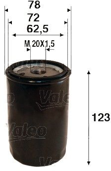 VALEO Filtr oleju 586101