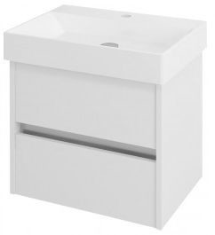 Sapho NIRONA szafka umywalkowa 57x51,5x43cm, kolor biały NR060
