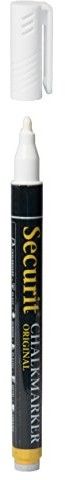 Securit hartowanym membrana z ciekłych kredy marker, małe sprężyny, biały (sma100 WT) SMA100-WT
