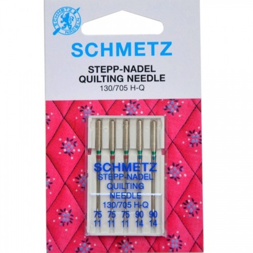 Schmetz Igły półpłaskie 130/705H-Q do quiltingu MIX 75-90 5 szt. 130/705H H-Q