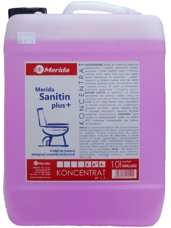 Merida Sanitin Plus+ 10 Litrów Do Łazienki NML602