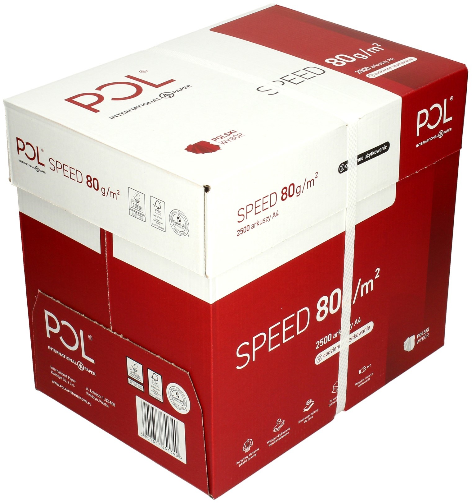 International Paper Papier ksero A4 80g 153 Polspeed 5x500