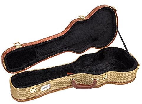 Kinsman Kinsman Tenor Deluxe Ukulele drewniana obudowa z powłoką tweedową KUX14