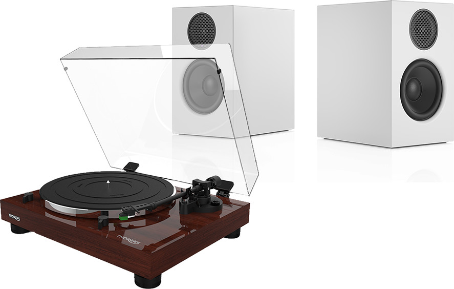 Thorens Thorens TD 202 orzech) + A26 biały)