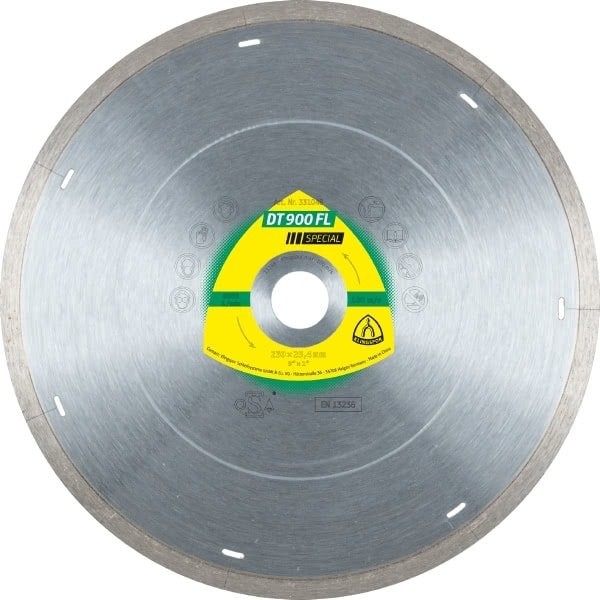 Klingspor Tarcza diamentowa pełna Supra DT900FL, 200x1,6x30 mm