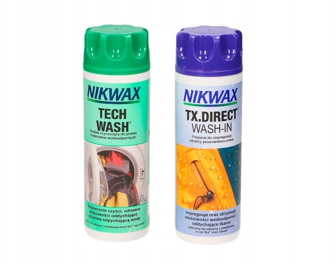 Nikwax Zestaw Tx Direct + Tech Wash 2x300ml