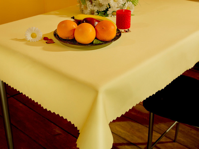 Euromat Obrus Plamoodporny 114 GN Żółty Okrągły 09385/114 114GNYELLOW