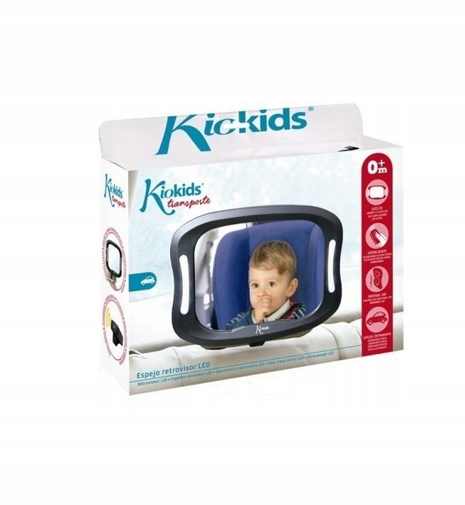 Lusterko do obserwacji dziecka KioKids Pilot Led