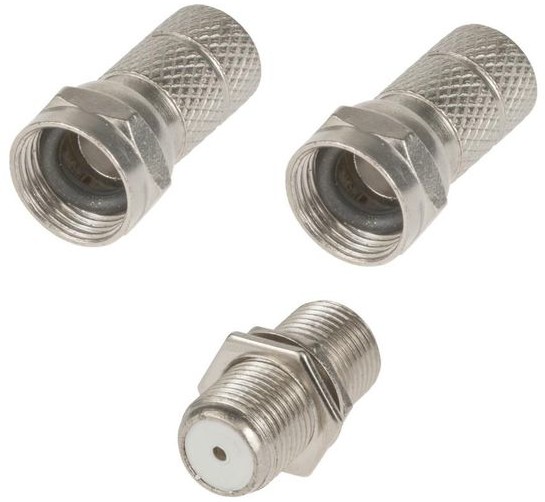 EVOLOGY Adapter F żeński / F żeński + wtyk F EVODPM8 EVOLOGY