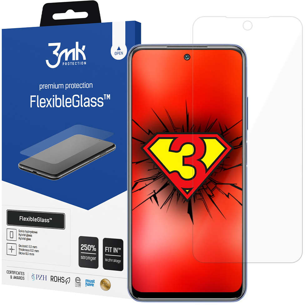 3MK Szkło hybrydowe ochronne Flexible Glass 7H do Xiaomi Redmi 10 11153X10