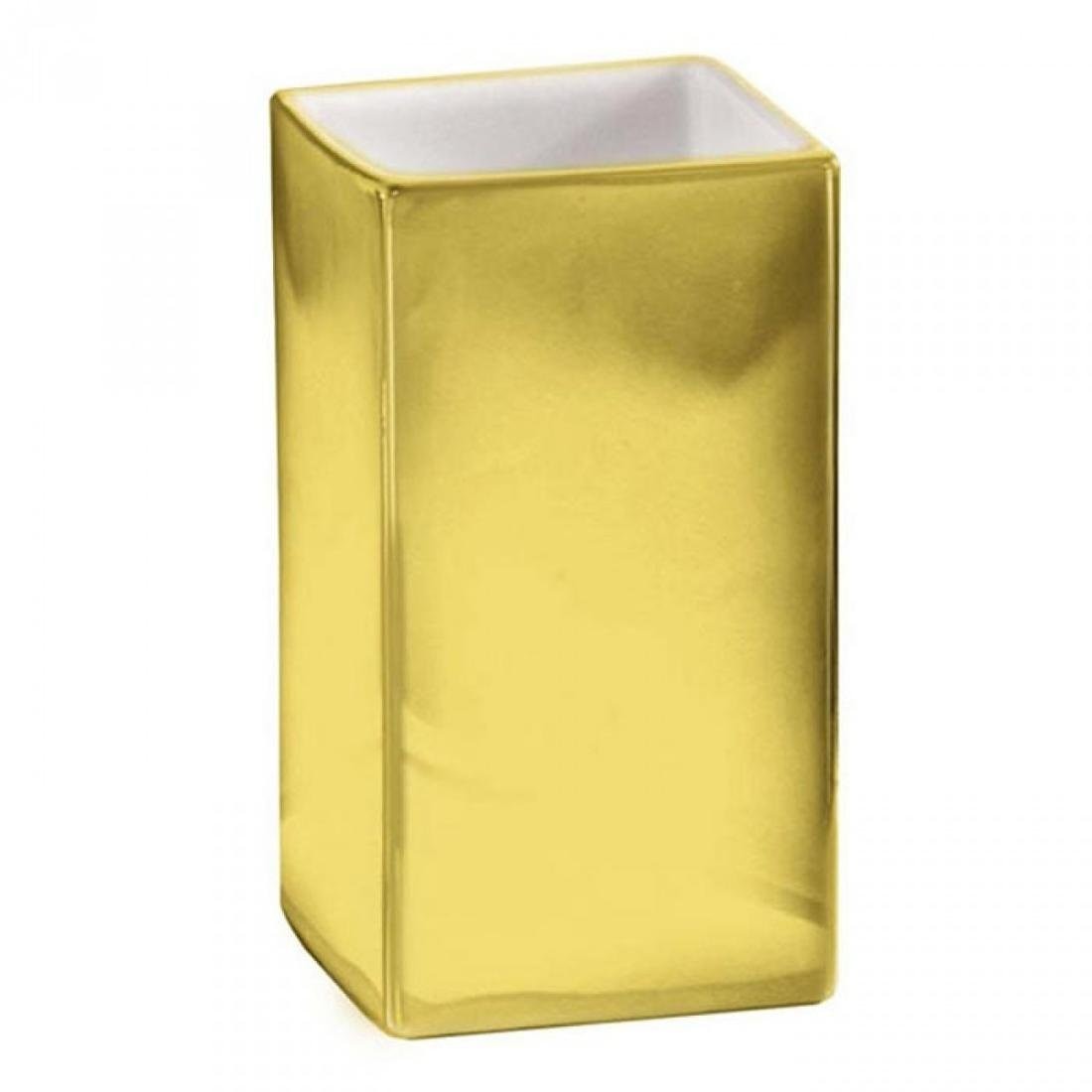 Kleine Wolke Glamour Kubek na szczoteczki, złoty, 10x16 cm