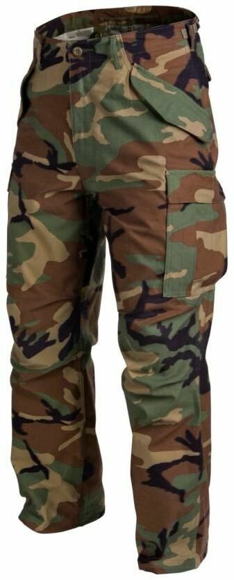 Helikon tex Spodnie M65 - Nyco Sateen - US Woodland - L/Regular (SP-M65-NY-03-B05) HE.SP-M65-NY-03-B05
