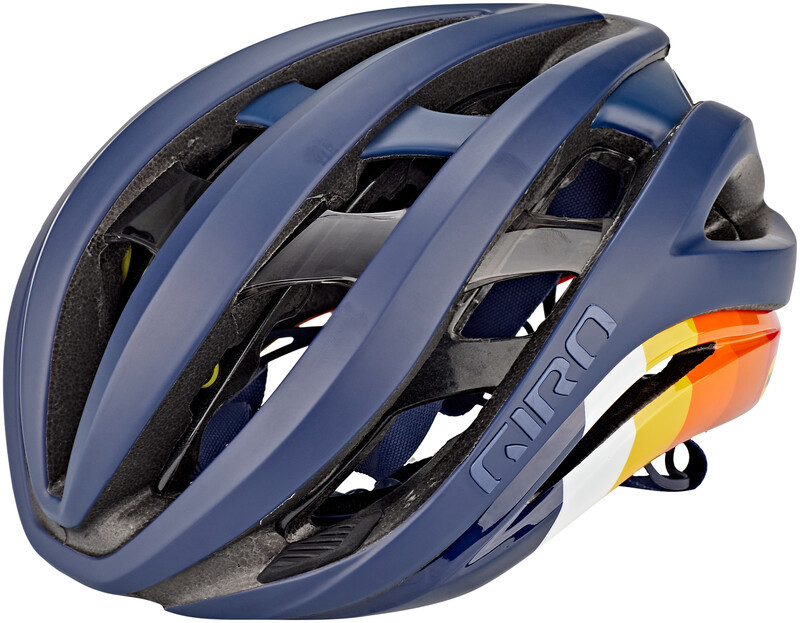 Giro Aether MIPS Kask rowerowy, matte midnight bars S | 51-55cm 2020 Kaski szosowe 200221-028