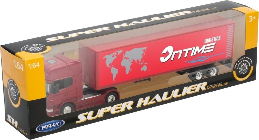 DROMADER KLOCKI WELLY TRUCK 1:64 Scania V8 R730