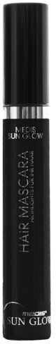 Medis Sun Glow mascara do włosów, niebieska, 18 ml, zmywalna czarny 13515