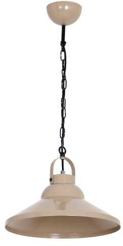 Luminex Lampa wisząca Iron Beige 6182 lampa sufitowa 1x60W E27 beżowy czarny (6180)