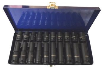 FALON-TECH Nasadki udarowe 1/2 10-19mm zestaw 20el Falon Tech FT2012 FAL-nasadki udar.1/2